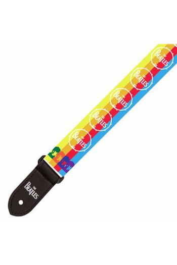 Ukulele Strap Nylon Webbing 1" The Beatles Hard Days- Button End