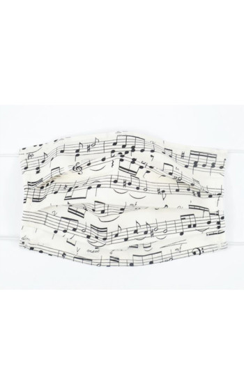 Face Covering Music Design Sheet Music(Cotton) 18,5*9,5 Cm