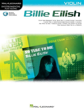 Instrumental Play-Along Billie Eilish: Violin (Book/Online Audio)