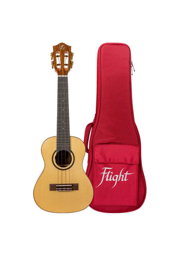 Flight Electro Acoustic Sophia Solid Spruce Top Concert Ukulele