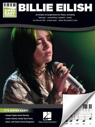 Super Easy Songbook: Billie Eilish: 22 Simple Arrangements For Keyboard