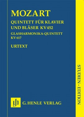 Quintet For Piano In E-flat (K.452) Study Score (Henle)