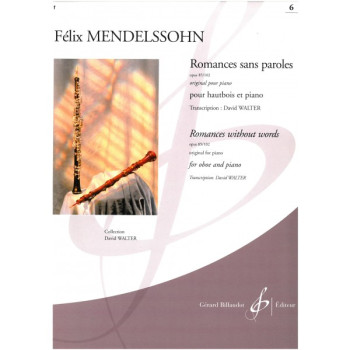 Romances Sans Paroles Opus 85/102 6: Oboe & Piano