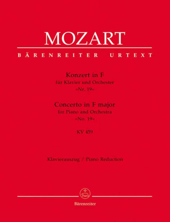 Concerto For Piano No.19 In F (K.459)  (Barenereiter)