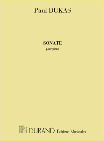 Sonata: Piano Solo (Durand)