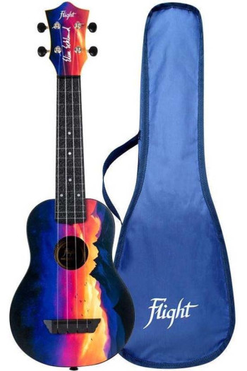Flight TUSEE Elise Ecklund Sunset Travel Soprano Ukulele