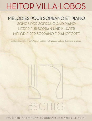 Oeuvres Pour Soprano Voice And Piano (Eschig)