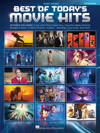 Best Of Today's Movie Hits - 4th Edition Easy Piano