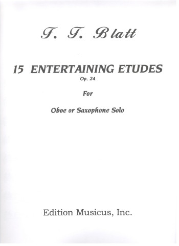 15 Entertaining Etudes Op.24 For Oboe Or Saxophone Solo