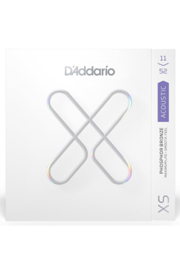 D'Addario Acoustic Guitar XS Phosphor Bronze Custom Light 11-52
