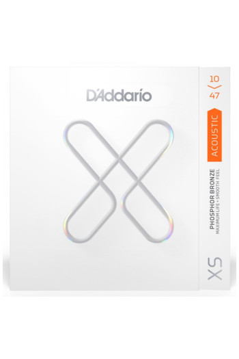 D'Addario Acoustic Guitar XS Phosphor Bronze Extra Light 10-47
