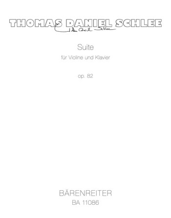Suite for Violine and Piano Op.82 (Barenreiter)