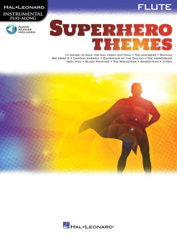 Instrumental Play-along: Superhero Themes For Flute