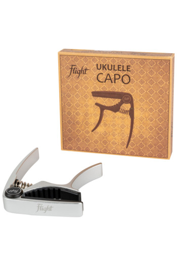 Ukulele: Flight Aluminium Ukulele Capo - Silver