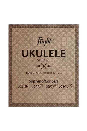 Flight Fluorocarbon Soprano / Concert Ukulele String Set