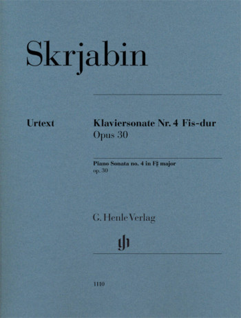 Piano Sonata F# Minor No.4 Op. 30: Piano Solo (Henle)
