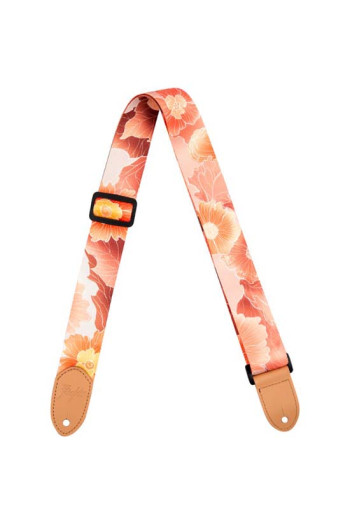 Flight: Polyester Ukulele Strap - Flowers