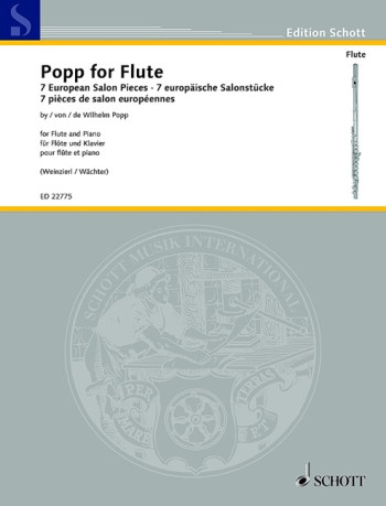 Popp For Flute: 7 European Salon Pieces (Schott)