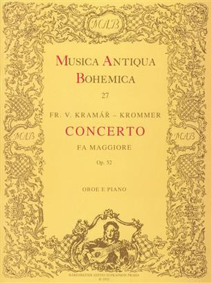 Concerto In F Major: Op 52: Oboe & Piano (Barenreiter)