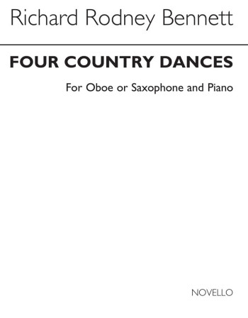 Four Country Dances Oboe Or Sop Sax & Piano (Novello)