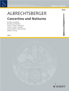 Concertino In G And Notturno In C Flute & Piano (Schott)