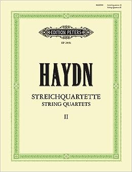 Complete String Quartets Vol.II Set Of Parts (Peters)