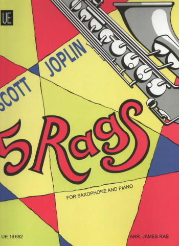 Joplin: Five Rags: Alto Or Tenor Saxophone & Piano  (Universal)