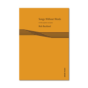 Songs Without Words: Tenor Sax & Piano (Astute)