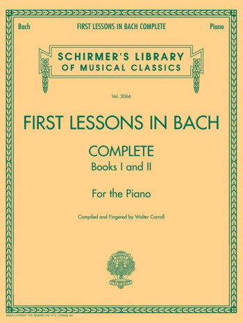 First Lessons: Book 1 & 2 Piano (Schirmer)