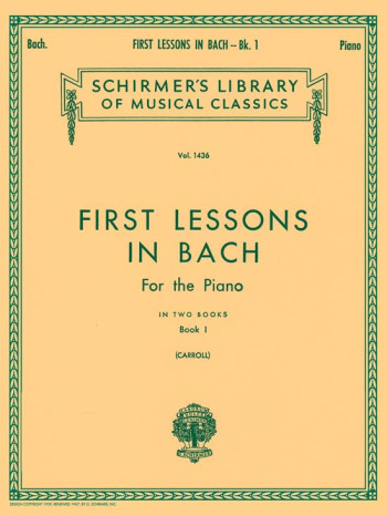 First Lessons: Book 1 Piano (Schirmer)