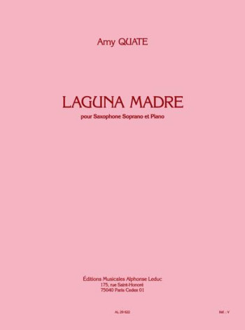 Laguna Madre Soprano Sax & Piano (Leduc)