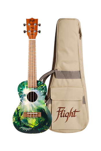 Flight AUC33 Jungle Art Concert Ukulele