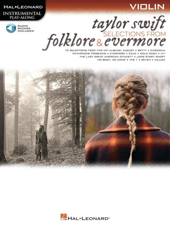 Instrumental Play-Along: Taylor Swift Selections From Folklore & Evermore - Violin