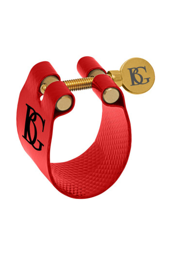 BG LFA9 Flex Fabric Alto Saxophone Ligature Red