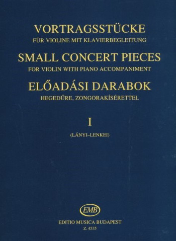 Small Concert Pieces 1 For Violin Published By EMB