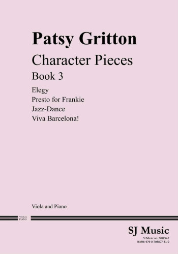 Character Pieces Book 3 Viola & Piano (Gritton)