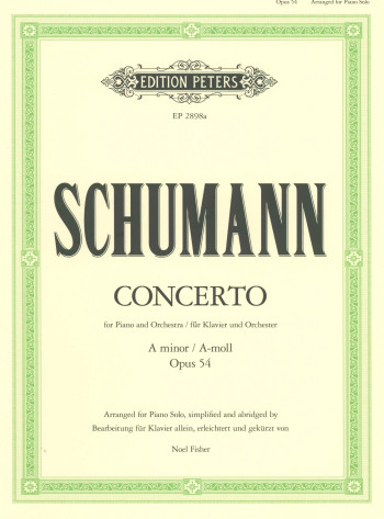 Concerto: A Minor: Op.54: Abridged: Piano Solo (Peters)