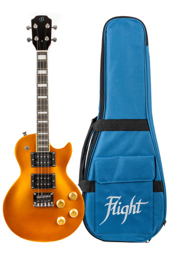 Flight Centurion Gold Top Electric Tenor Ukulele