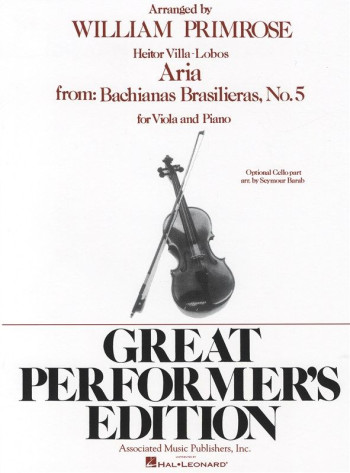 Bachianas Brasileiras No. 5 For Viola (Schirmer)