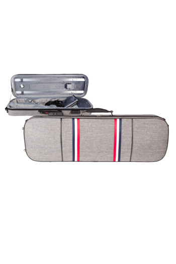 GSJ 4/4 TriColour Stripe Oblong Violin Case