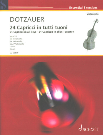 24 Caprices In All Keys Op.34 Cello (Schott)