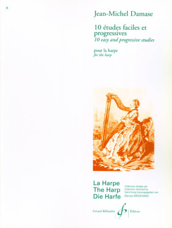 10 Etudes Faciles Et Progressiveso For Harp (Billaudot)