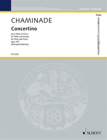 Concertino Op. 107: Flute And Piano  (Schott)