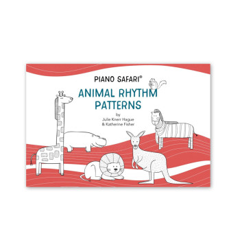 Piano Safari Friends Animal Rhythm Patterns - Cards