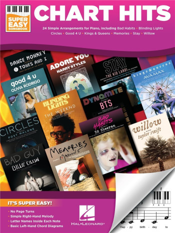 Super Easy Songbook: Charts Hits 24 Contemporary Hits - Keyboard