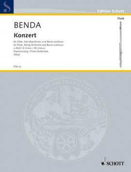 Concerto E Minor: Flute & Piano (Schott)