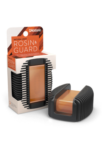 D'Addario Violin Rosin Natural Light VR200 & Rosin Guard