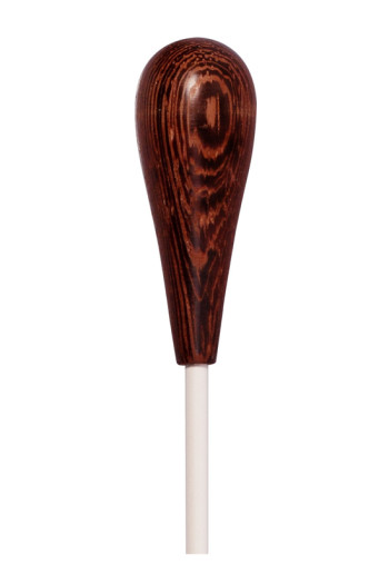 Montford 14" White Lacquer Pear Wenga Handle Baton