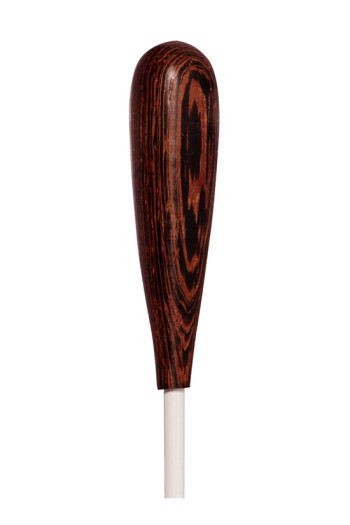 Montford 14" White Lacquer Tapered Wenga Handle Baton