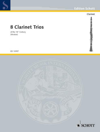 8 Clarinet Trios Playing Score (Schott)